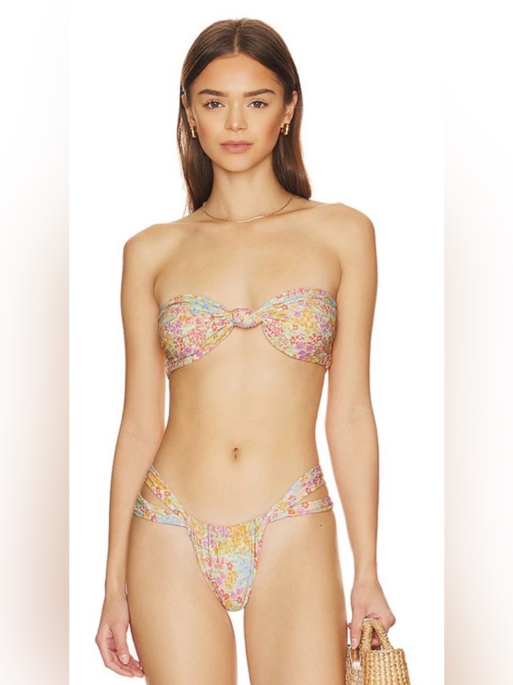 Stone Fox Swim Lele Top in flower fields